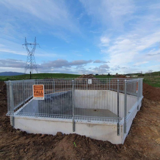 Sump - square Cow house / Herd barn / Herd home